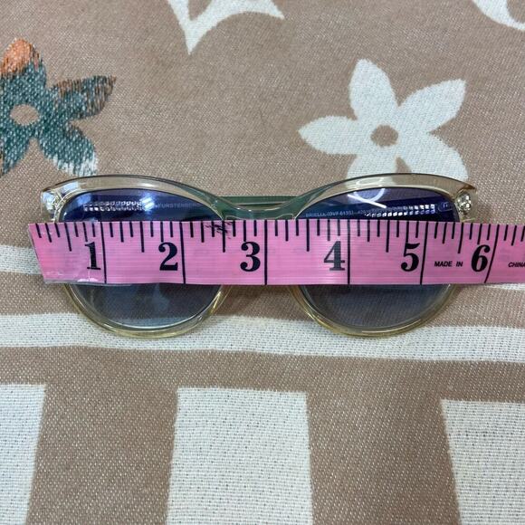 DIANE VON FURSTTENBURG Brielle Sunglass Frames DVF613S Women's Ombre Green Clear - Picture 6 of 9